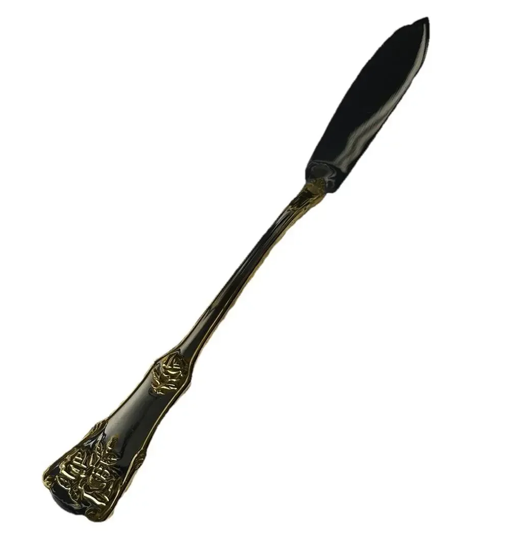 Royal Albert OLD COUNTRY ROSES Stainless Gold Accent MASTER BUTTER KNIFE